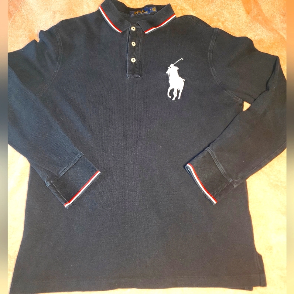 Mens Ralph Lauren black Polo